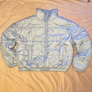 Light Blue Puff Coat